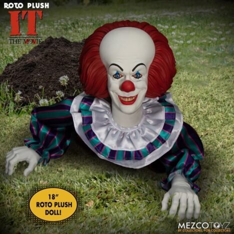 IT (1990) - 18" Pennywise Roto Plush Doll - Image 3